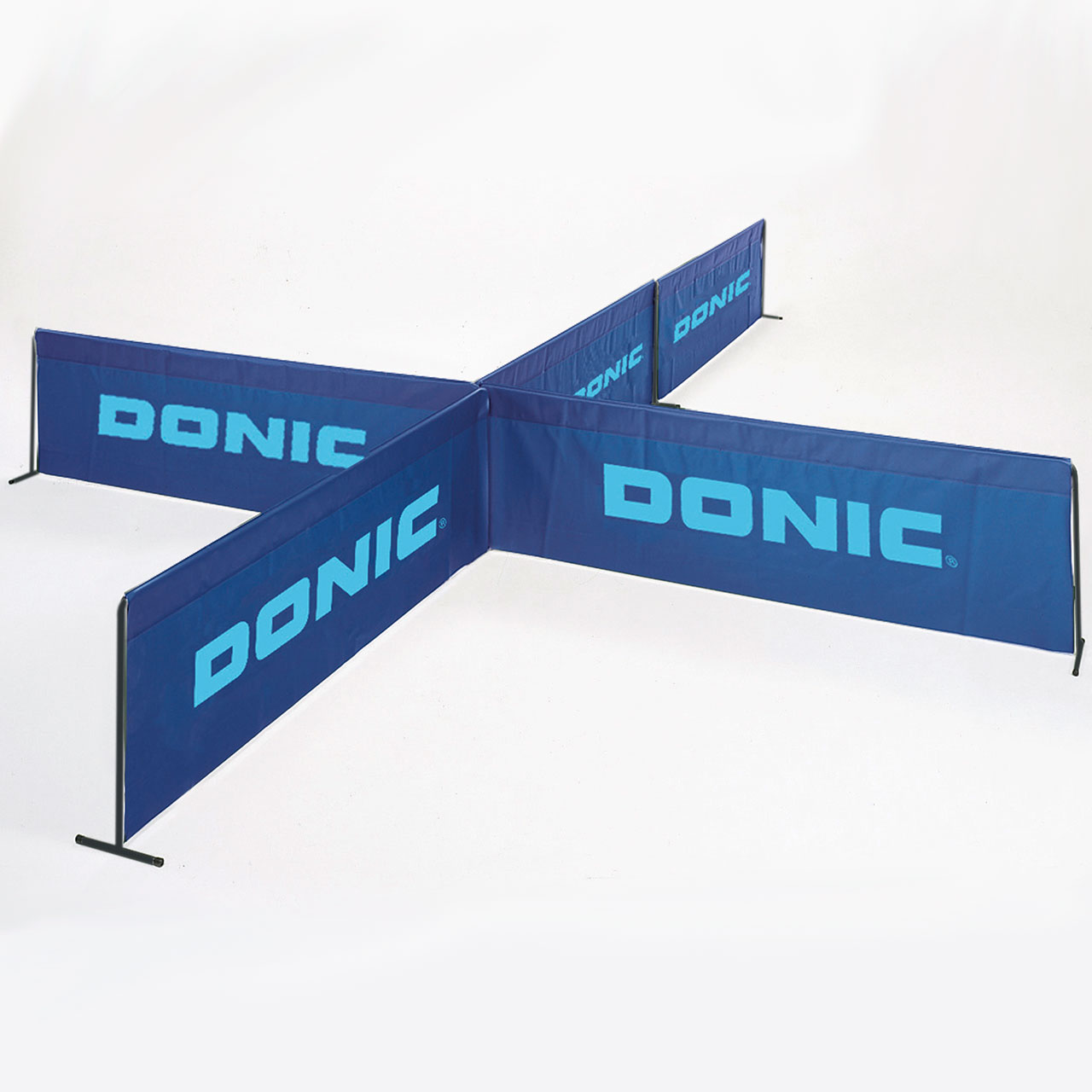 Tischtennis-Umrandung DONIC, Farbe blau, Größe 2,33x0,73m, 10er Set